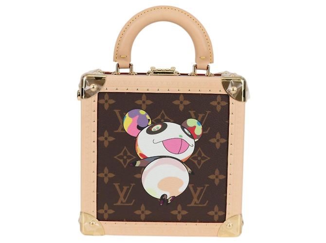 LOUIS VUITTON Monogram Panda LV �~ TM Mini Square Trunk Bag M13127 Auth BA2353SM Monogramma - vista 13