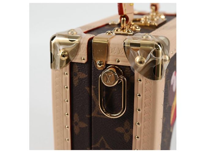 LOUIS VUITTON Monogram Panda LV �~ TM Mini Square Trunk Bag M13127 Auth BA2353SM Monogramma - vista 18