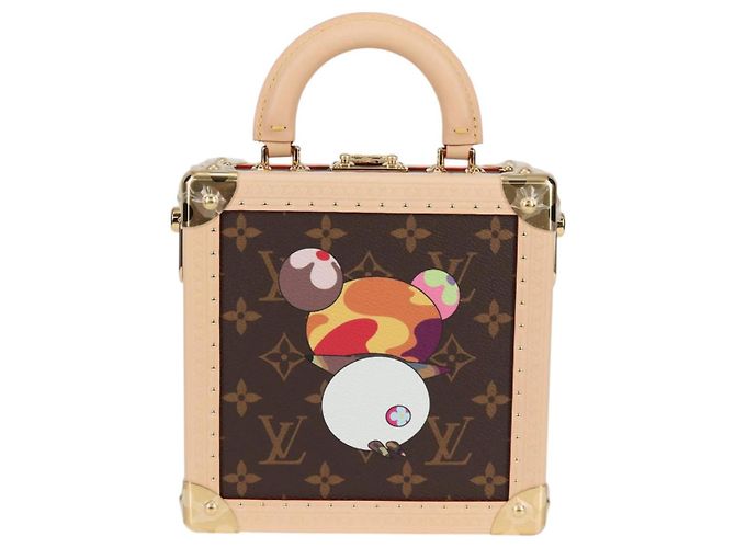 LOUIS VUITTON Monogram Panda LV �~ TM Mini Square Trunk Bag M13127 Auth BA2353SM Monogramma - vista 2