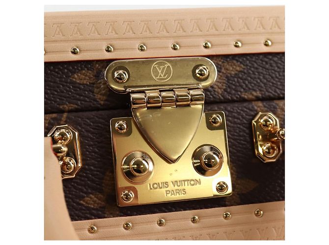LOUIS VUITTON Monogram Panda LV �~ TM Mini Square Trunk Bag M13127 Auth BA2353SM Monogramma - vista 21
