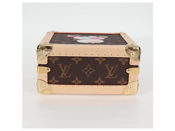 LOUIS VUITTON Monogram Panda LV �~ TM Mini Square Trunk Bag M13127 Auth BA2353SM Monogramma - vista 5