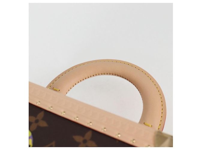 LOUIS VUITTON Monogram Panda LV �~ TM Mini Square Trunk Bag M13127 Auth BA2353SM Monogramma - vista 8