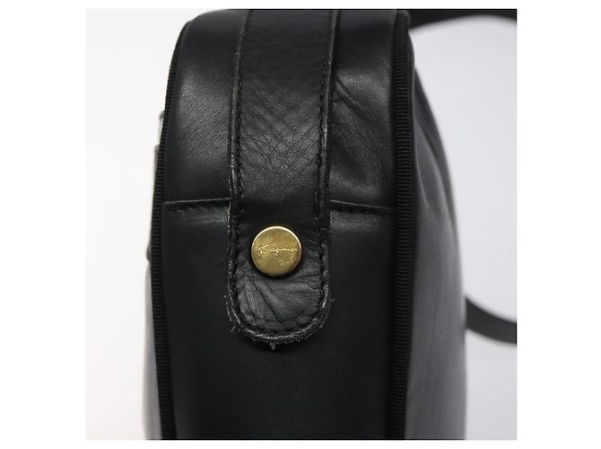 Borsa a spalla in pelle nera e oro Auth BA2412 di Salvatore Ferragamo Nero D'oro - vista 15