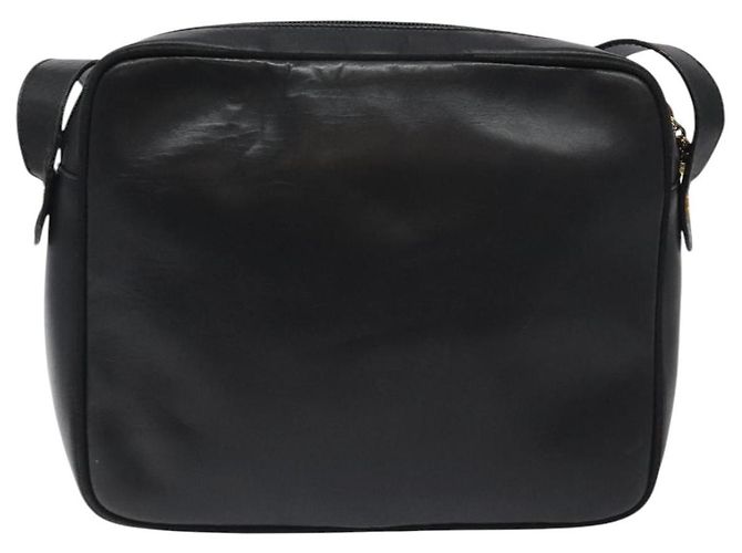 Borsa a spalla in pelle nera e oro Auth BA2412 di Salvatore Ferragamo Nero D'oro - vista 3