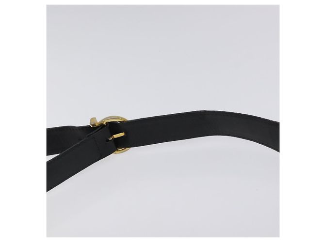 Borsa a spalla in pelle nera e oro Auth BA2412 di Salvatore Ferragamo Nero D'oro - vista 8