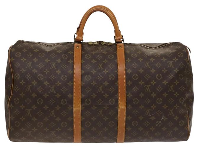 LOUIS VUITTON Monogram Keepall 60 Borsa Boston M41422 LV Auth 124961 Monogramma - vista 2