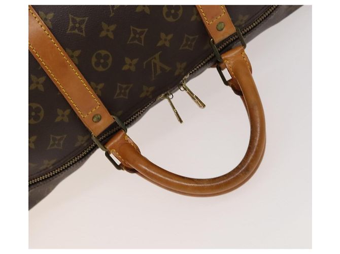 LOUIS VUITTON Monogram Keepall 60 Borsa Boston M41422 LV Auth 124961 Monogramma - vista 7