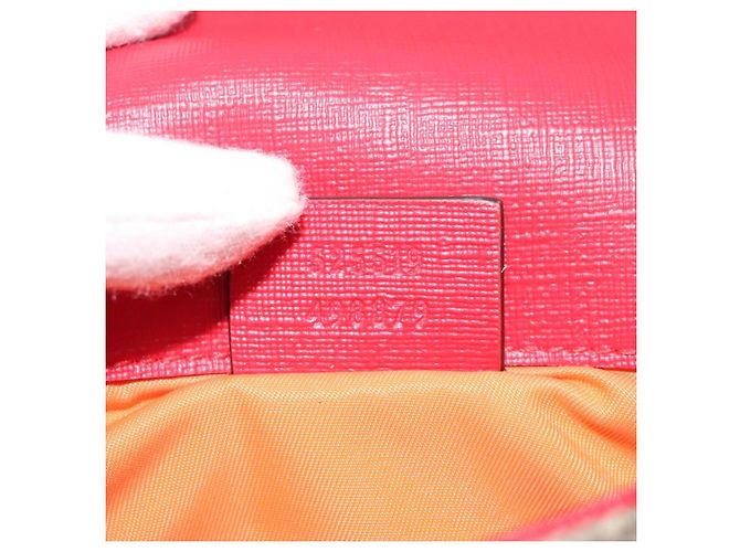 GUCCI GG Supreme Sherry Line Marsupio per bambini PVC Beige Rosso Blu Navy Auth BD2175 - vista 19