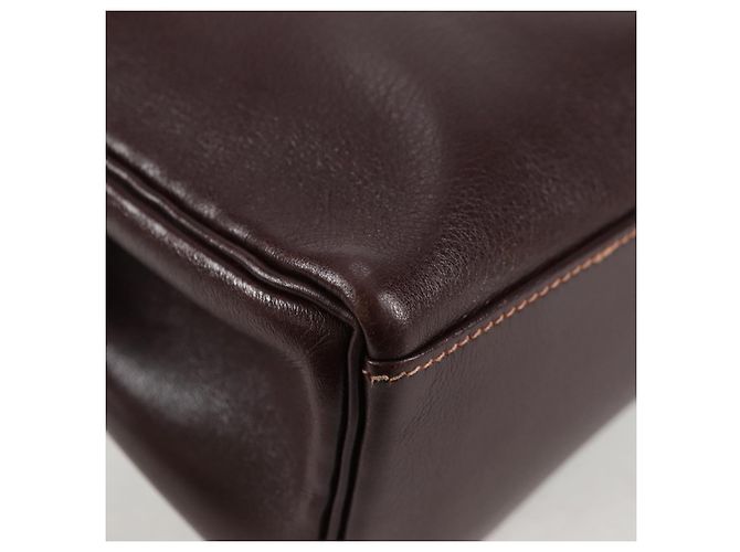 Hermès HERMES Kelly Ado PM Zaino in pelle marrone oro Auth PP597M D'oro - vista 11