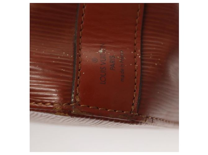 LOUIS VUITTON Epi Sac Depaule GM Borsa a Spalla Marrone M80193 LV Auth 123400 - vista 10