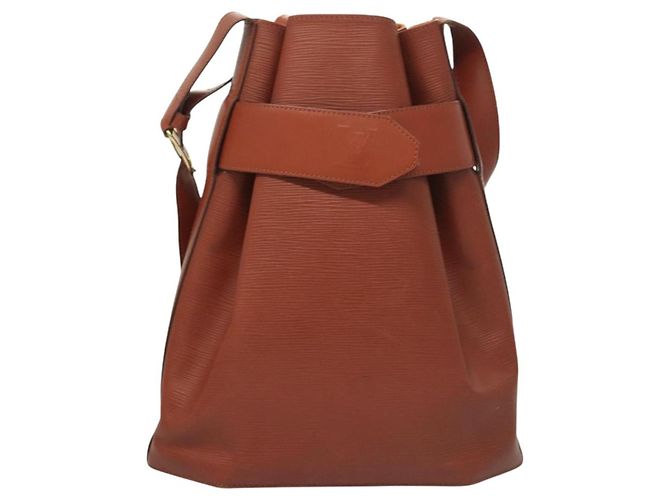 LOUIS VUITTON Epi Sac Depaule GM Borsa a Spalla Marrone M80193 LV Auth 123400 - vista 13