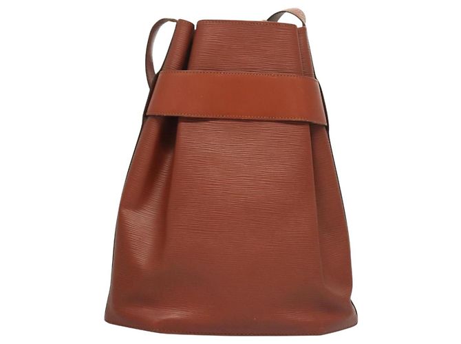LOUIS VUITTON Epi Sac Depaule GM Borsa a Spalla Marrone M80193 LV Auth 123400 - vista 2