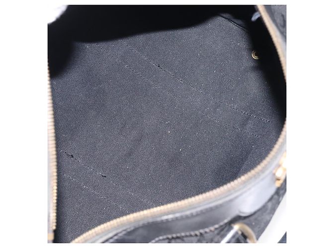 Céline Borsa a mano CELINE C Sulky in tela nera Auth 123260 Nero - vista 11