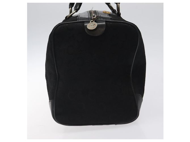 Céline Borsa a mano CELINE C Sulky in tela nera Auth 123260 Nero - vista 3