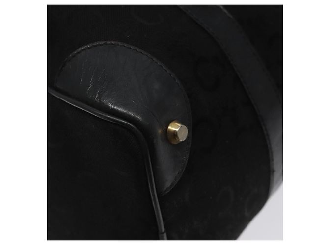 Céline Borsa a mano CELINE C Sulky in tela nera Auth 123260 Nero - vista 9