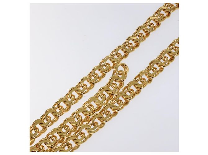 Cinturón de Cadena CHANEL Metal 37,4"" Oro CC Auth bs25805 Dorado - vista 4