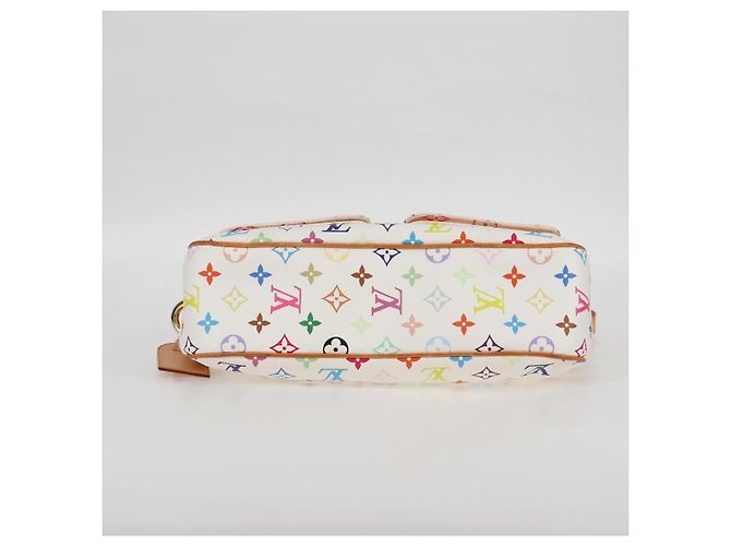 LOUIS VUITTON Monogram Multicolor Lodge GM Tasche Weiß M40051 LV Auth 125413V - Ansicht 5