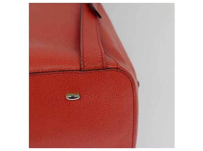 Céline Zaino in pelle arancione oro Auth BD2079 D'oro - vista 17
