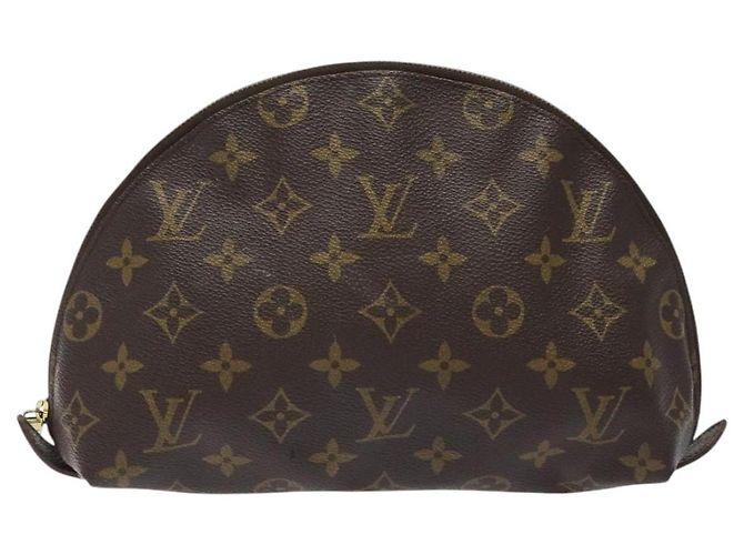 LOUIS VUITTON Pochette Cosmetica Demi Ronde Monogram M47520 LV Auth BA2491 Monogramma - vista 13