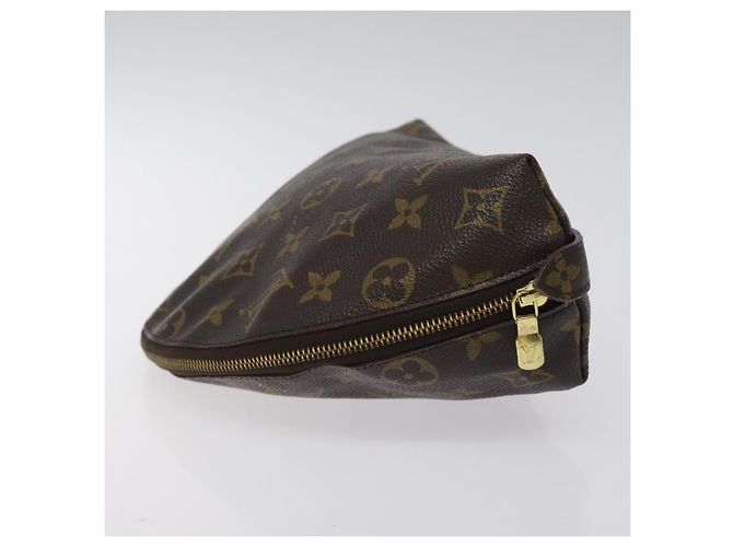 LOUIS VUITTON Pochette Cosmetica Demi Ronde Monogram M47520 LV Auth BA2491 Monogramma - vista 4