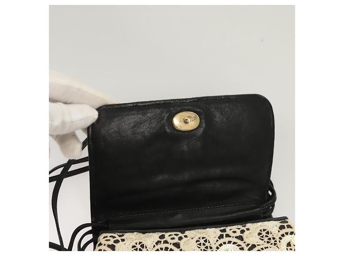 Borsa a Spalla CHANEL in Pelle di Agnello Bianca CC Auth 125205 Bianco - vista 20
