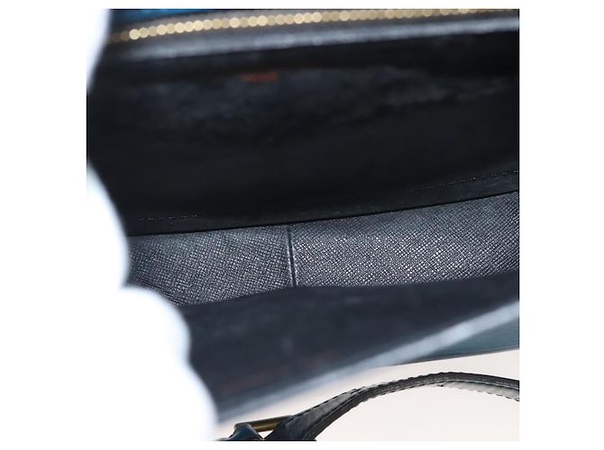 Saint-Cloud LOUIS VUITTON Borsa a Spalla Epi Saint Cloud GM Blu Toledo M52195 LV Auth 125315 - vista 10
