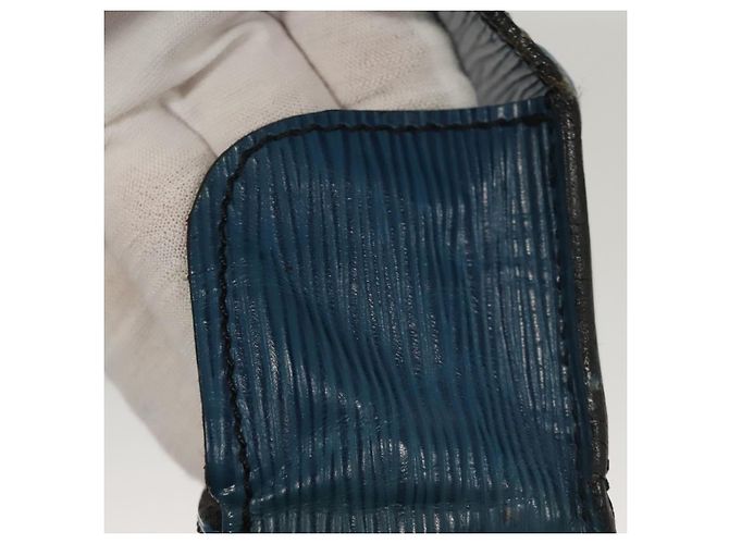 Saint-Cloud LOUIS VUITTON Borsa a Spalla Epi Saint Cloud GM Blu Toledo M52195 LV Auth 125315 - vista 20