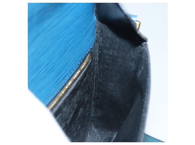 Saint-Cloud LOUIS VUITTON Borsa a Spalla Epi Saint Cloud GM Blu Toledo M52195 LV Auth 125315 - vista 22