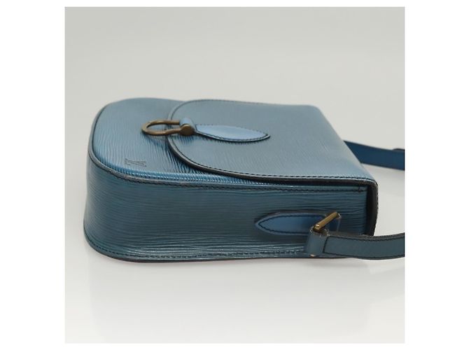 Saint-Cloud LOUIS VUITTON Borsa a Spalla Epi Saint Cloud GM Blu Toledo M52195 LV Auth 125315 - vista 3