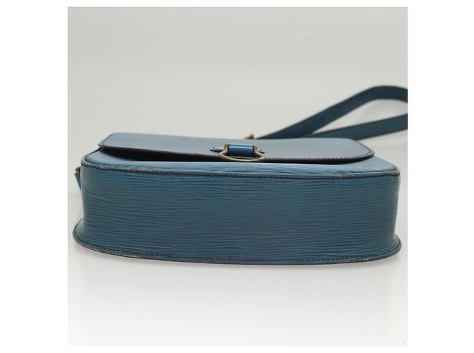 Saint-Cloud LOUIS VUITTON Borsa a Spalla Epi Saint Cloud GM Blu Toledo M52195 LV Auth 125315 - vista 5