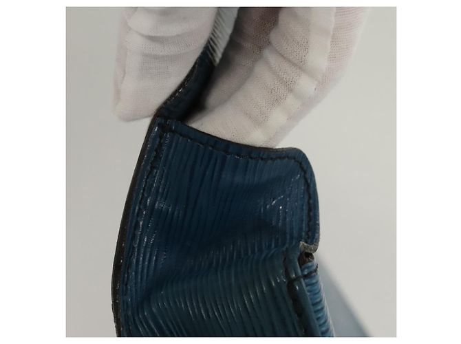 Saint-Cloud LOUIS VUITTON Borsa a Spalla Epi Saint Cloud GM Blu Toledo M52195 LV Auth 125315 - vista 9