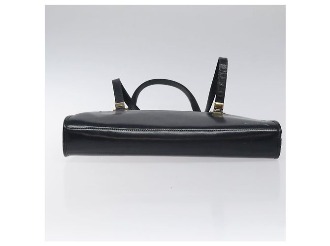 Borsa a mano in tela Trotter Christian Dior blu navy oro Auth MX415 D'oro - vista 9