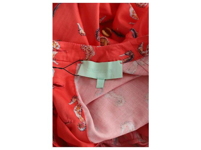 Heimstone Vestido de algodón rosa - vista 5