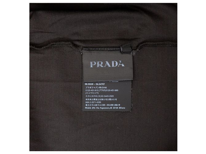 Prada Baumwoll-T-Shirt Anthrazit Grau - Ansicht 10