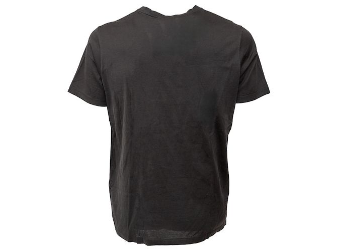 Prada Baumwoll-T-Shirt Anthrazit Grau - Ansicht 2