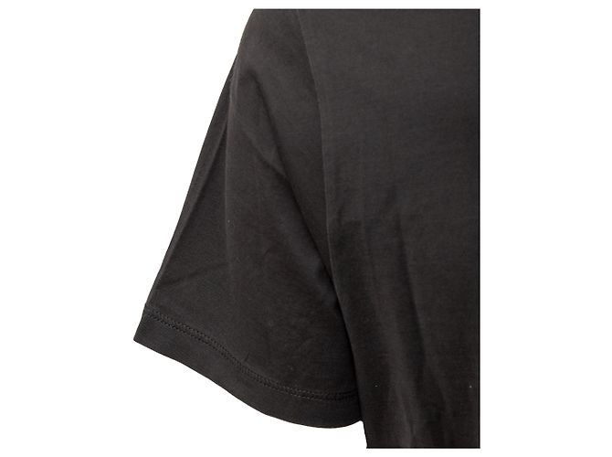 Prada Baumwoll-T-Shirt Anthrazit Grau - Ansicht 6