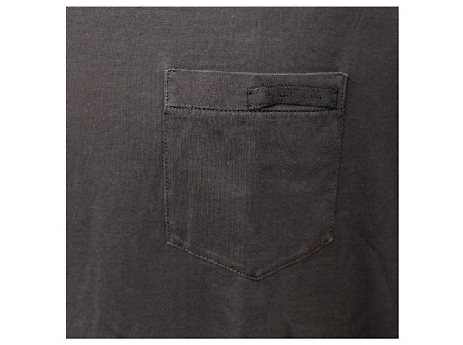 Prada Baumwoll-T-Shirt Anthrazit Grau - Ansicht 7