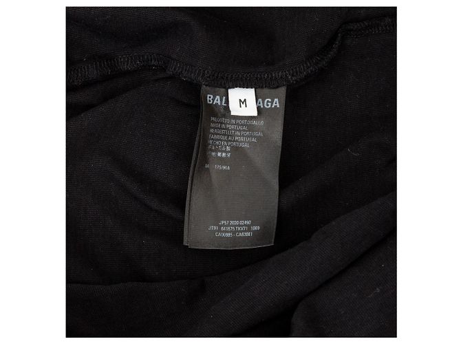 Camiseta bordada León de Balenciaga Negro - vista 4