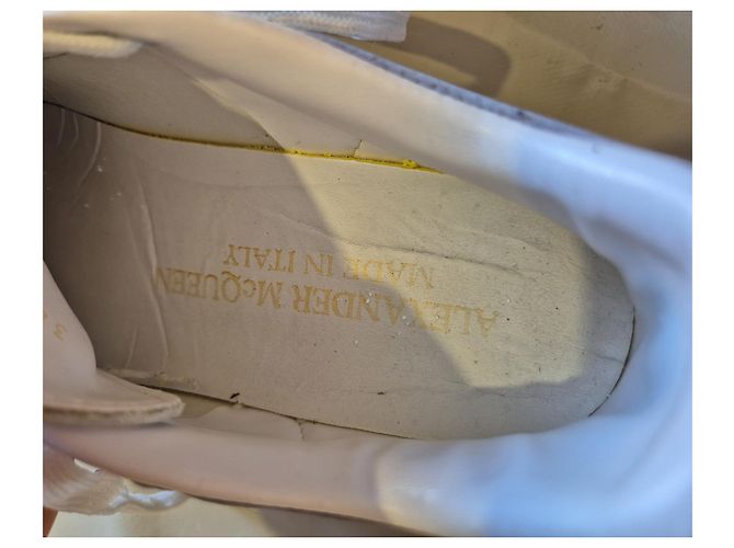 Alexander McQueen weiße und graue Sneakers Größe 36 Oversize Schuhe - Ansicht 6