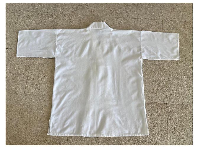Autre Marque Sommerkimono oder japanische Überhemd weiß T. L- XL - unisex - Ansicht 5