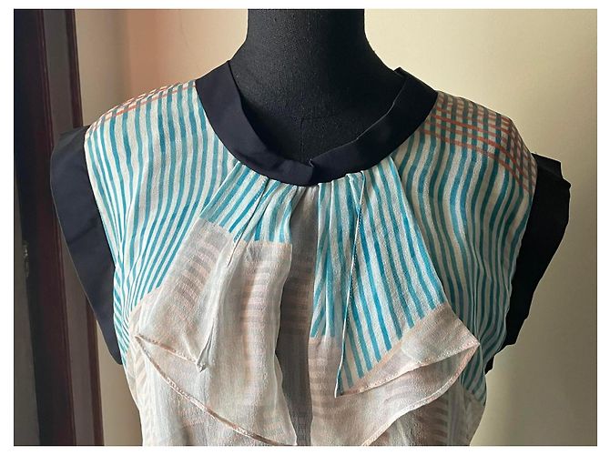 Autre Marque Wunderschönes Seidenkleid der Marke RAASTA Größe S neu Mehrfarben - Ansicht 8