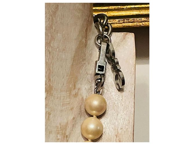 Splendida collana perle acciaio  DOLCE & GABBANA modello DJ0303 Bianco - vista 10