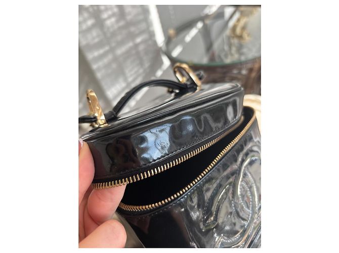 Timeless Borsa Vanity Chanel in pelle nera Nero - vista 6