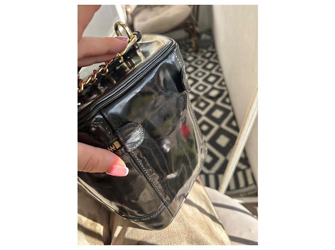 Timeless Borsa Vanity Chanel in pelle nera Nero - vista 7