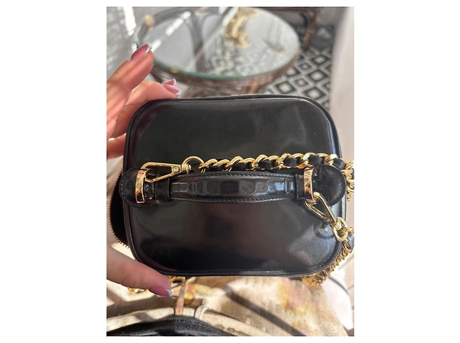 Timeless Borsa Vanity Chanel in pelle nera Nero - vista 8
