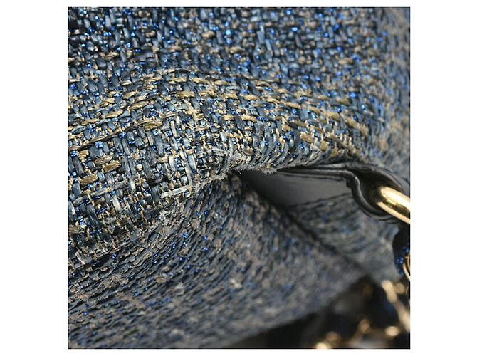 CHANEL Damen Deauville Rucksack Blau Marineblau - Ansicht 5