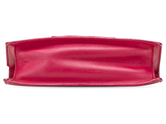Borsa a tracolla Betty piccola in pelle rossa di Saint Laurent Rosso - vista 3