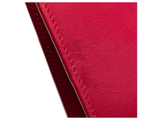 Borsa a tracolla Betty piccola in pelle rossa di Saint Laurent Rosso - vista 8