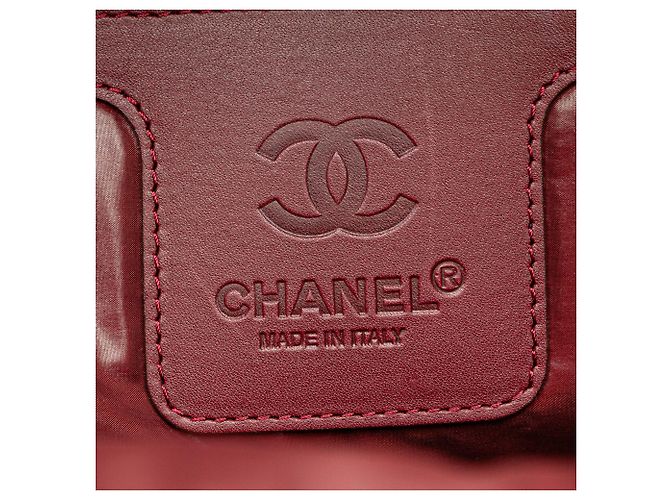 Chanel Trolley Rolling Case in nylon trapuntato nero Coco Cocoon - vista 5