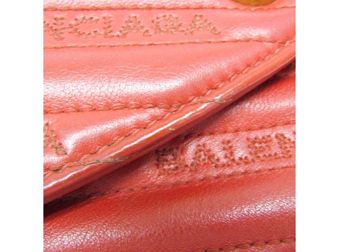 Borsa a spalla in pelle da donna Balenciaga BB Logo 501681 Rosso - vista 10
